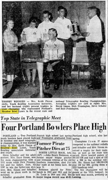 Wagon Wheel (Meadow Bowl Lanes) - July 1965 Article